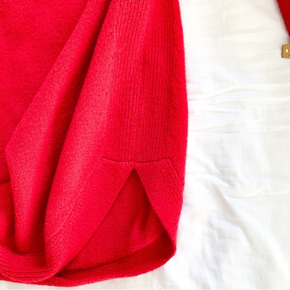 Anthropologie red Rebekah knit tunic sweater size XS - Picture 8 of 8